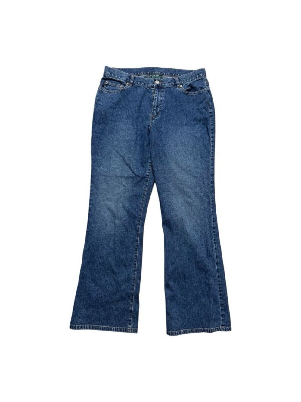 Lauren Jeans Co Ralph Lauren Womens Size 12 Bootcut Jeans Medium Wash Denim